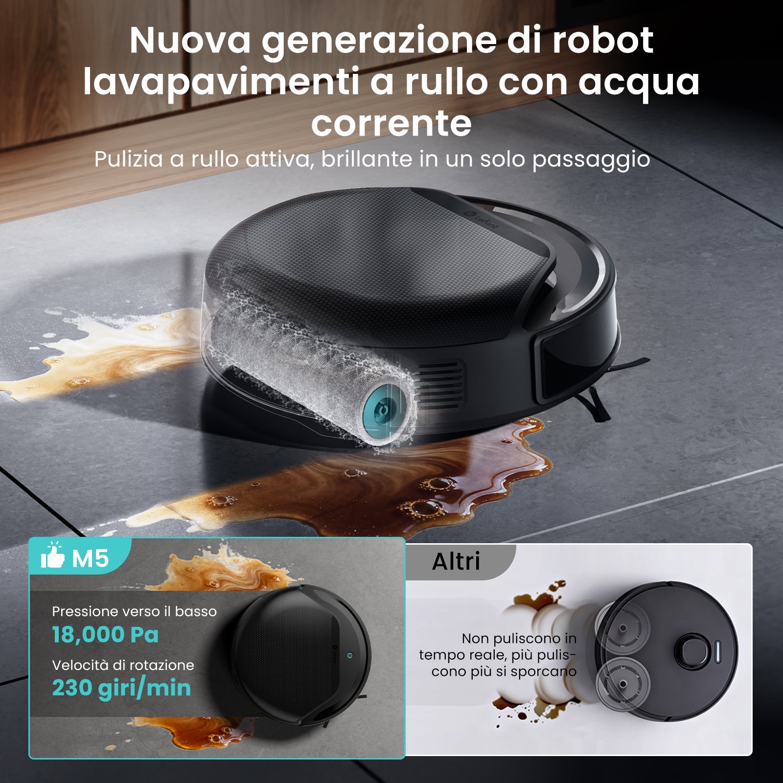 Lefant M5 Series: Robot Vacuum Cleaner